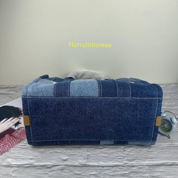 MARC JACOBS THE DENIM MEDIUM TOTE BAG - Picture 7 of 12